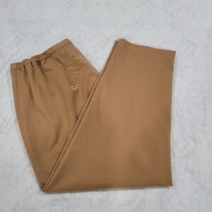 Women's dress pants, Talbots brand, size 20W, vintage brown color, made in...